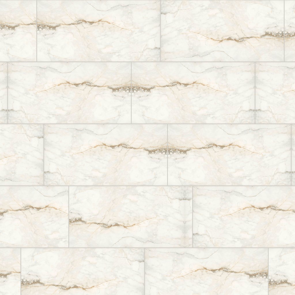 Qualis Ceramica Treasure Perfect Calacatta 12x24 Carved