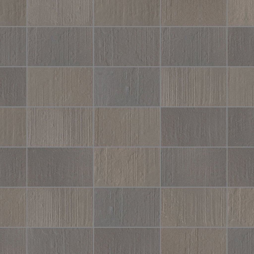 Emser Tile IKIGAI PEAT MATTE STACKED MOSAIC -POR - Gray