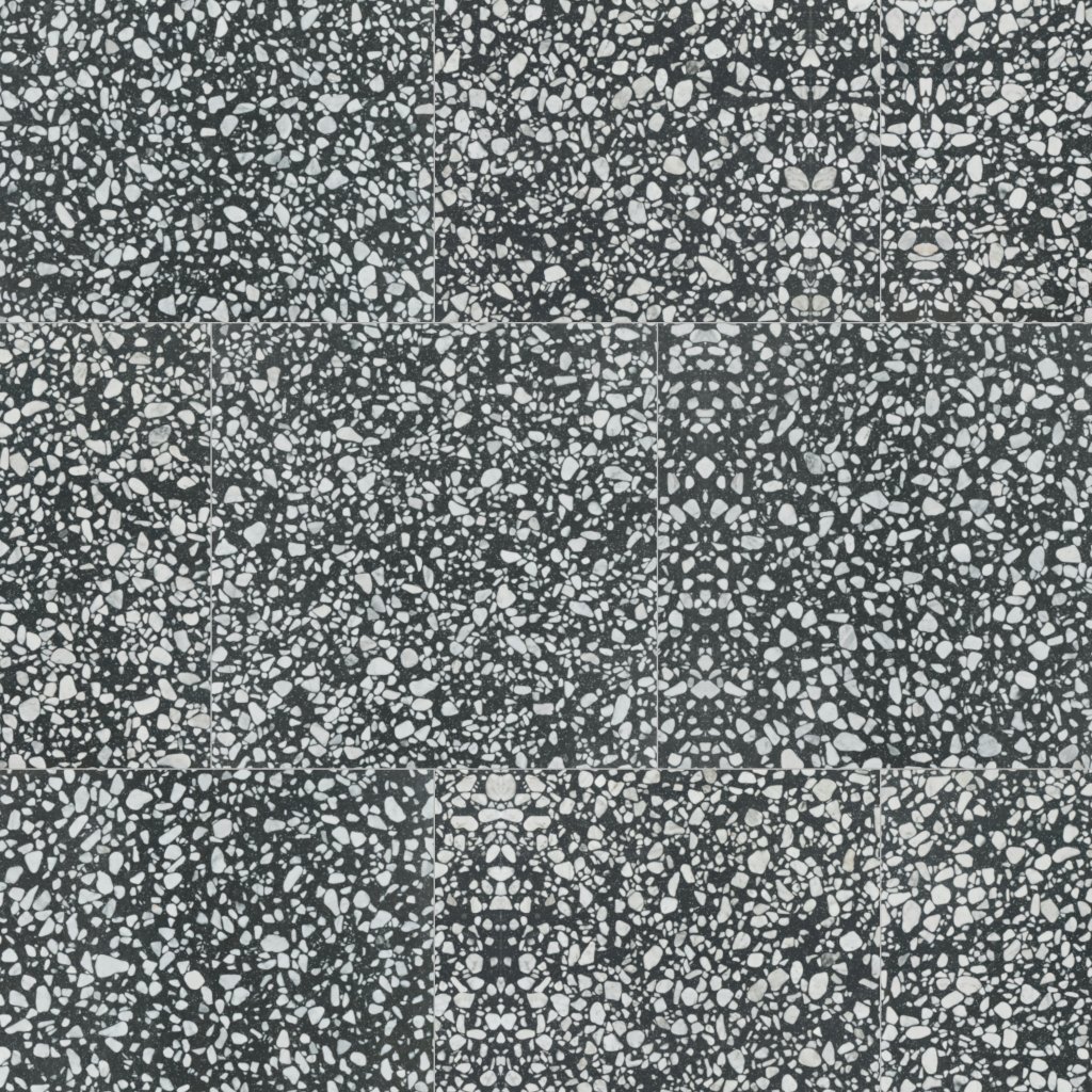 Daltile Outlander Onyx, Square, 24X24, Medio, Stepwise, Matte - Onyx