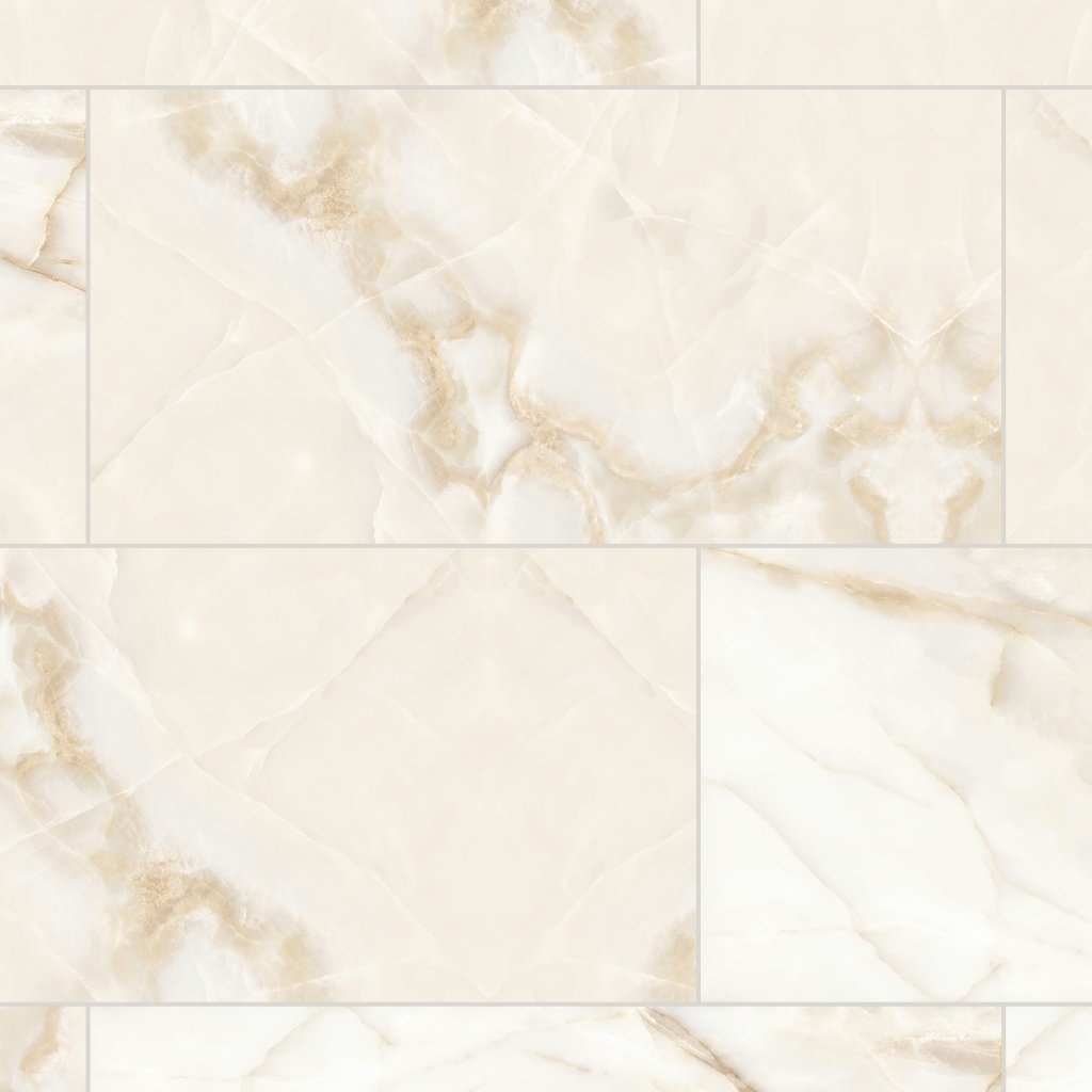 Qualis Ceramica Romance Intrigue Ivory 24X48 Polished - Ivory