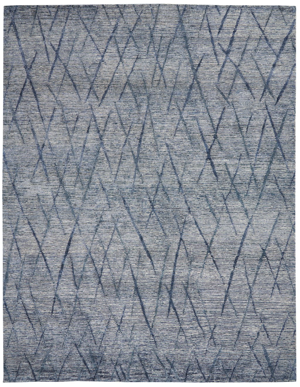 Nourison Home Nourison Ocean OCP02 7'9" x 9'9" Indigo Modern Indoor Rug