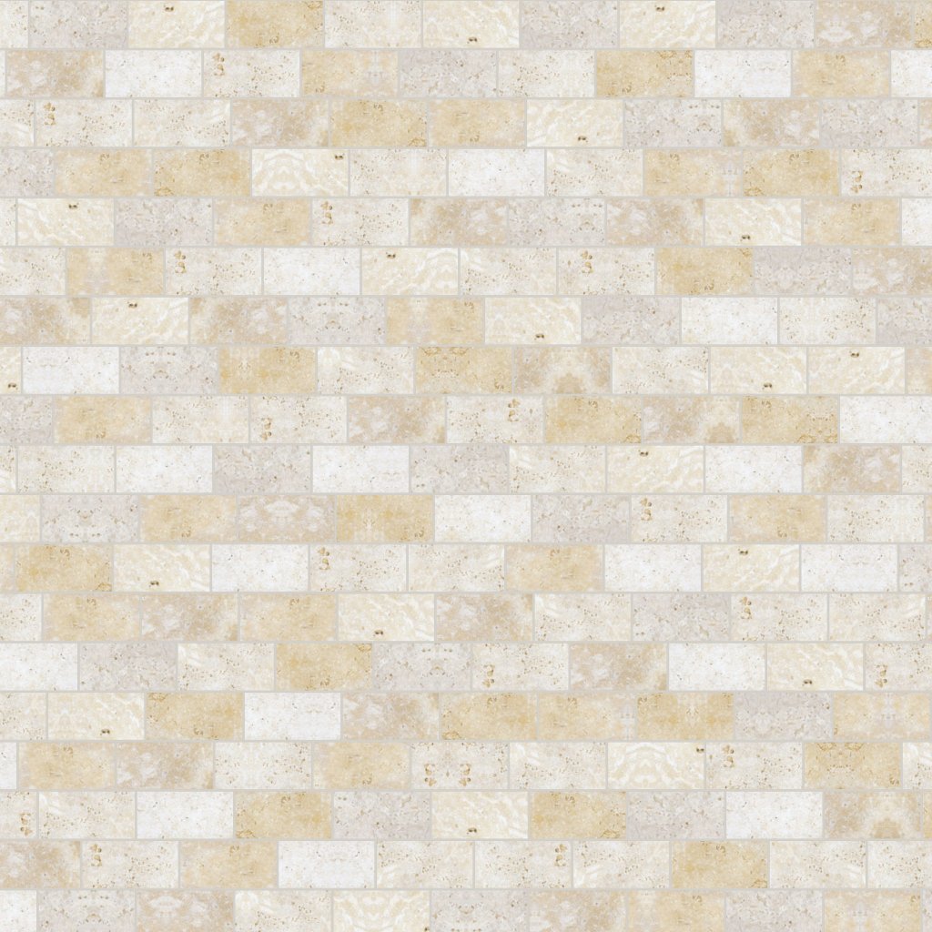 Qualis Ceramica Ivory 3x6 Tumbled