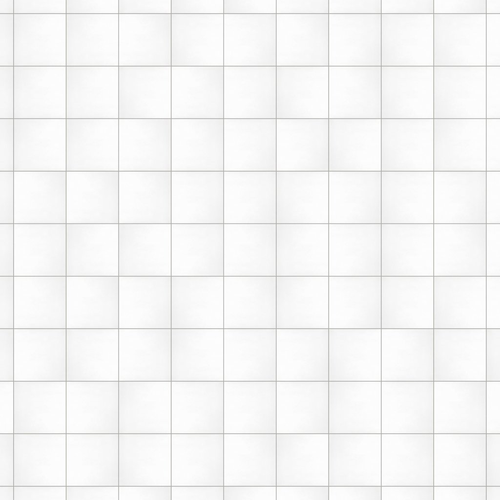 Marble Systems Royal White Glossy Ceramic Tile 6x6 - Royal White