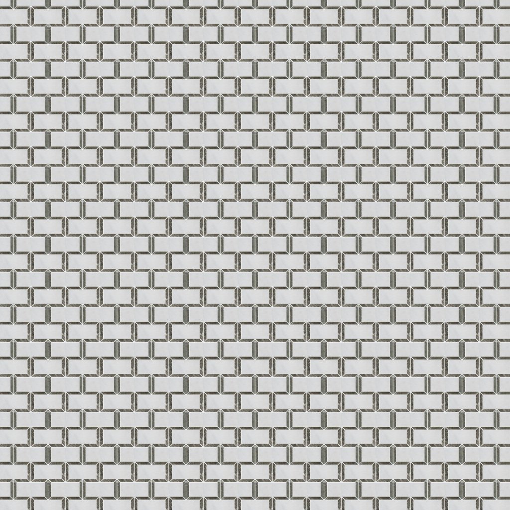 Marble Systems Avalon, Silver Drop Polished Cascade Marble Mosaic 9 5/8x11 13/16 - Avalon, Silver Drop