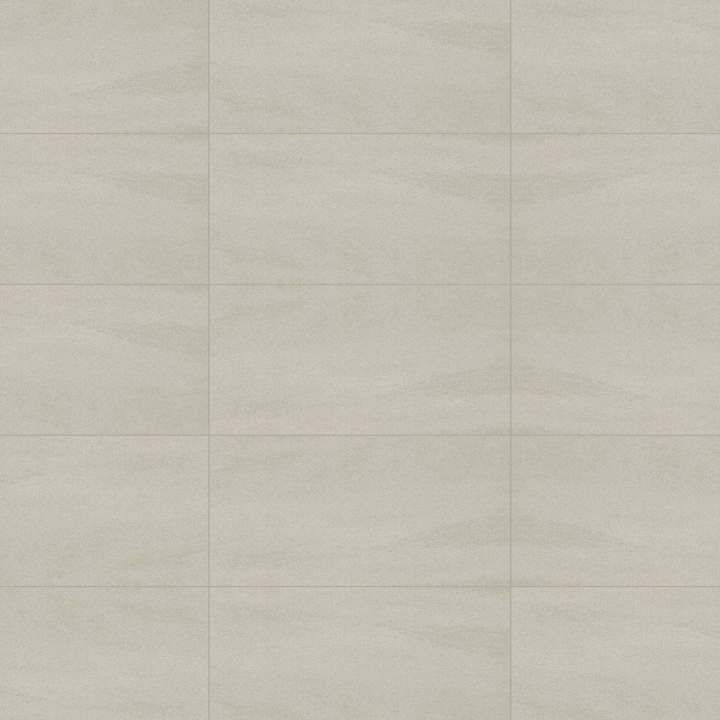Marble Systems Atelier White Honed Concrete Look Porcelain Tile 12x24 - Atelier White
