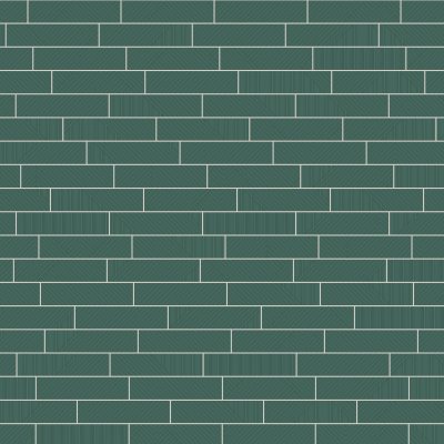 Qualis Ceramica Geometra 3x12 Emerald Maze - Random Length