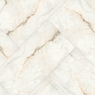 Qualis Ceramica Treasure Perfect Calacatta 24x48 Polished - Herringbone