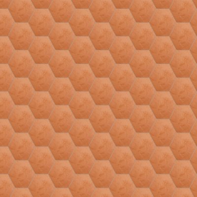 Marble Systems Sunrise Natural Hand Pressed Terracotta Tile 8x8 - Sunrise - 8" x 8" x 3/8"