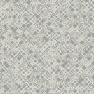Qualis Ceramica Form 8x8 Sand Deco Blend - Herringbone