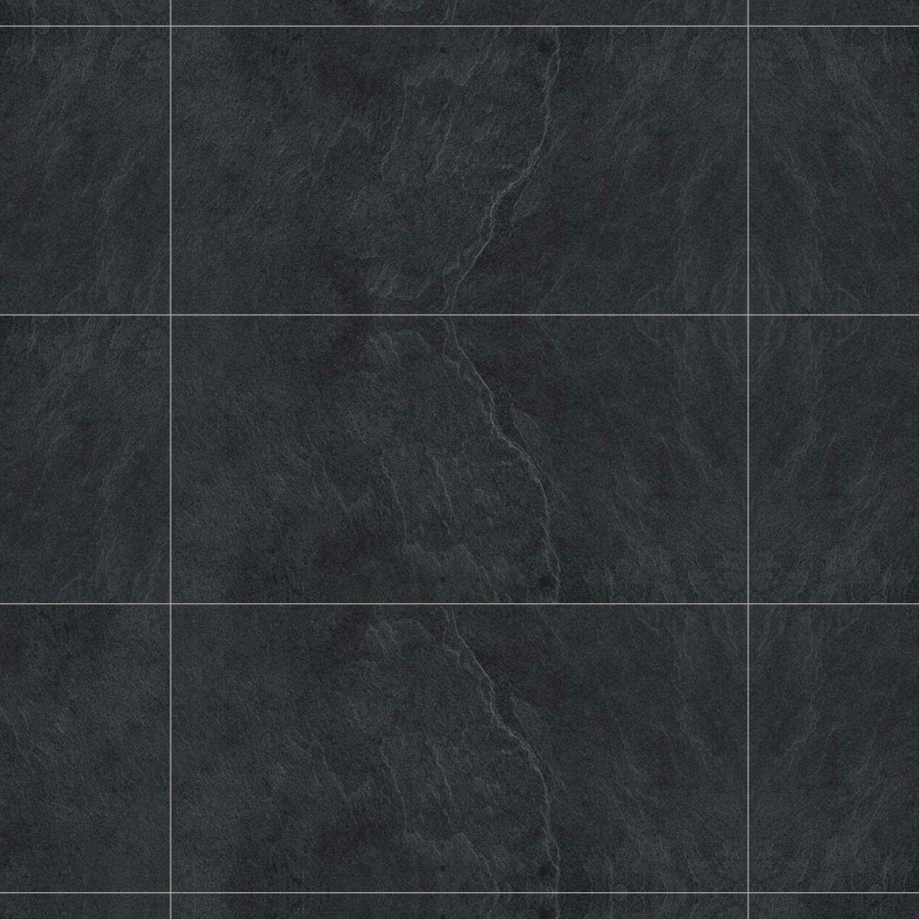 Marble Systems Dark Flow Matte Stone Look Porcelain Tile 18x36 - Dark Flow