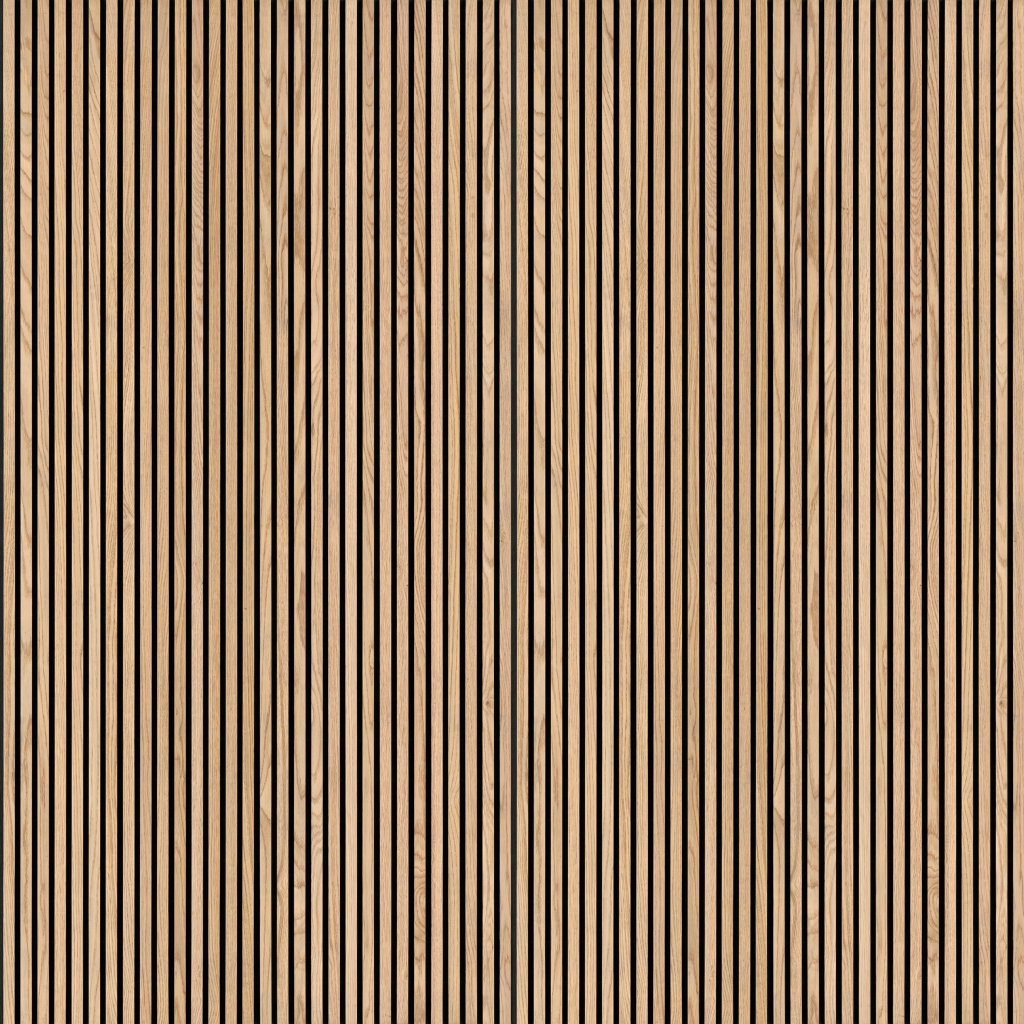 MSI Natural Acoustic Wood Slat Panels - Beige