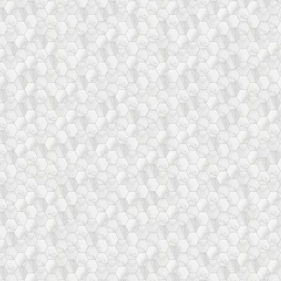 Qualis Ceramica Plata Statuario Brina 2 Hexagon Matte - 12" x 12"