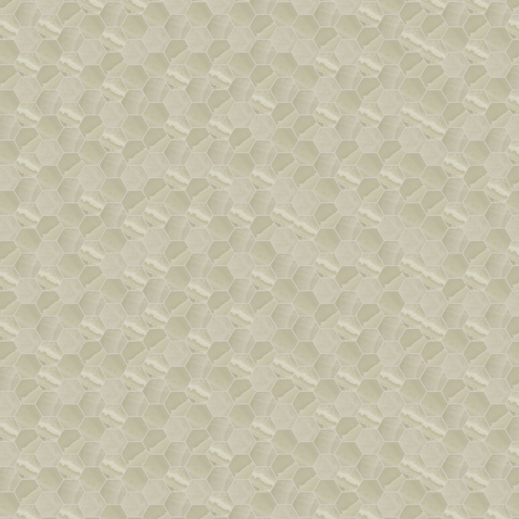 Qualis Ceramica Lustra 2" Hex Onyx Hazel Honed