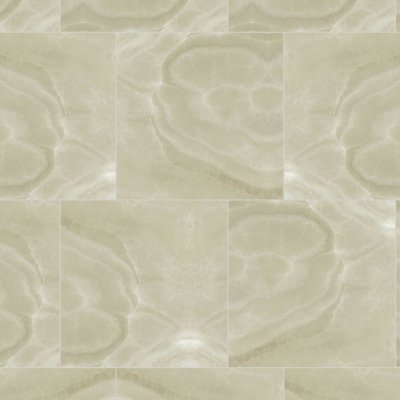Qualis Ceramica Lustra 24x24 Onyx Hazel Polished - Alternating 1/3