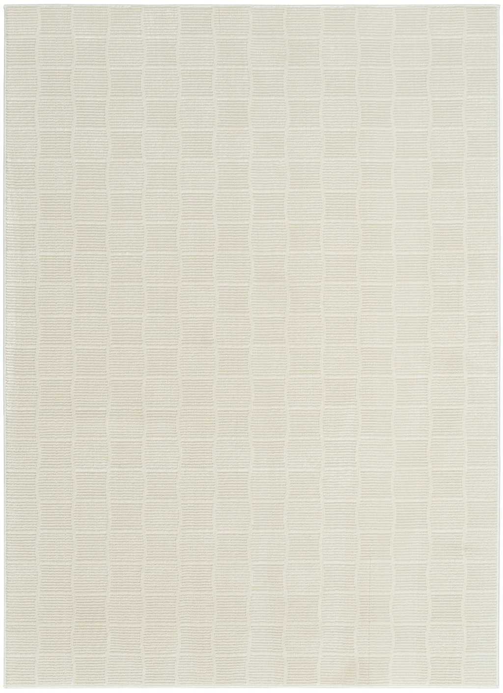Nourison Home Nourison Eco Cycle ECY05 6'6" x 9'2" Ivory Modern Indoor Rug