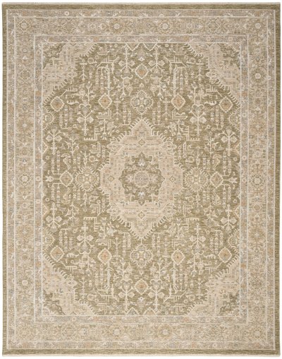 Nourison Home Nourison Harbor HRB02 7'10" x 10' Green Vintage Indoor Rug - 9'6" x 13'2"