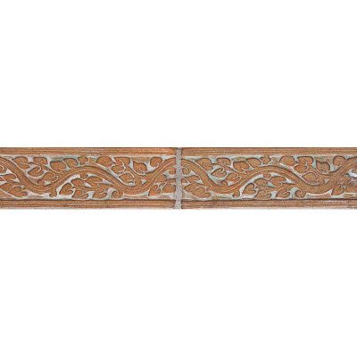 Marble Systems 126r Gr10 Glazed Vine Ceramic Border Tiles 2x6 - 126r Gr10 - 2" x 6" x 3/8"