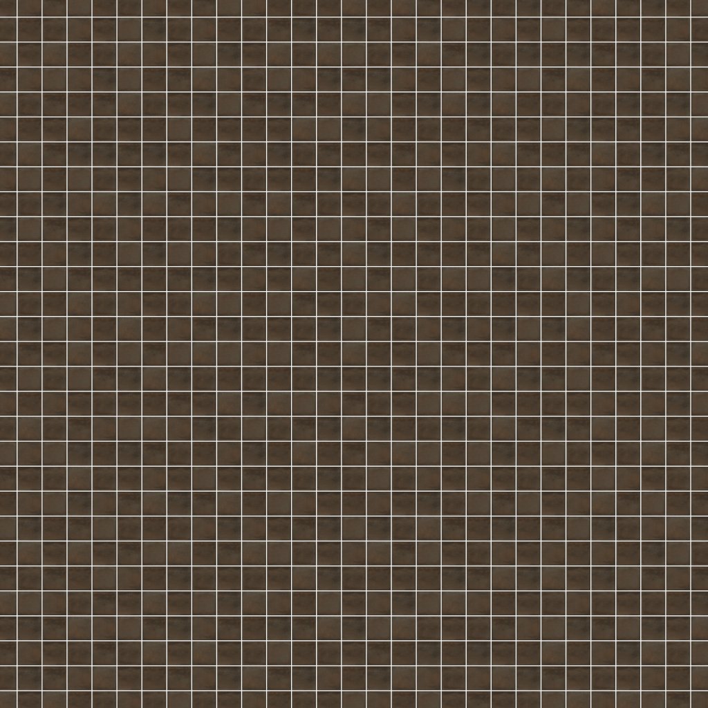 Qualis Ceramica Charleston Citadel Chocolate 2X2 Mosaic - Brown