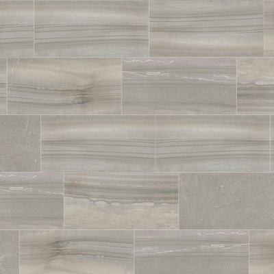 Qualis Ceramica Rhythm Symphony Gray 12X24F - Random Length