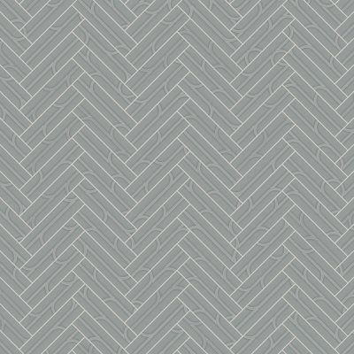 Qualis Ceramica Geometra 3x12 Charcoal Ivy - Herringbone