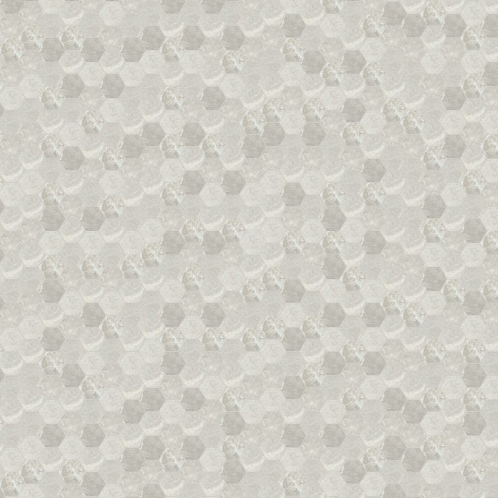 Qualis Ceramica Apollo Argento 2 Hexagon Mosaic