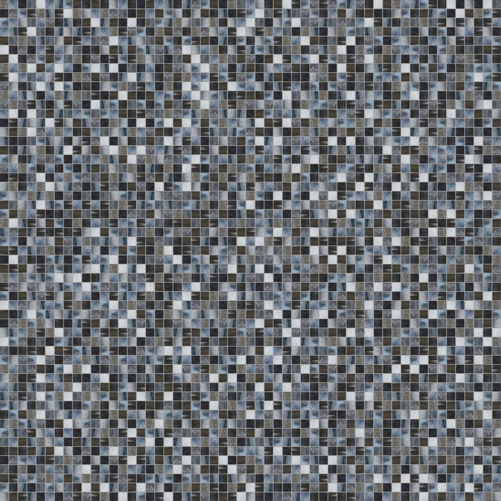 Marble Systems Metta Glossy 1x1 Glass Mosaic 12 3/8x12 3/8 - Metta