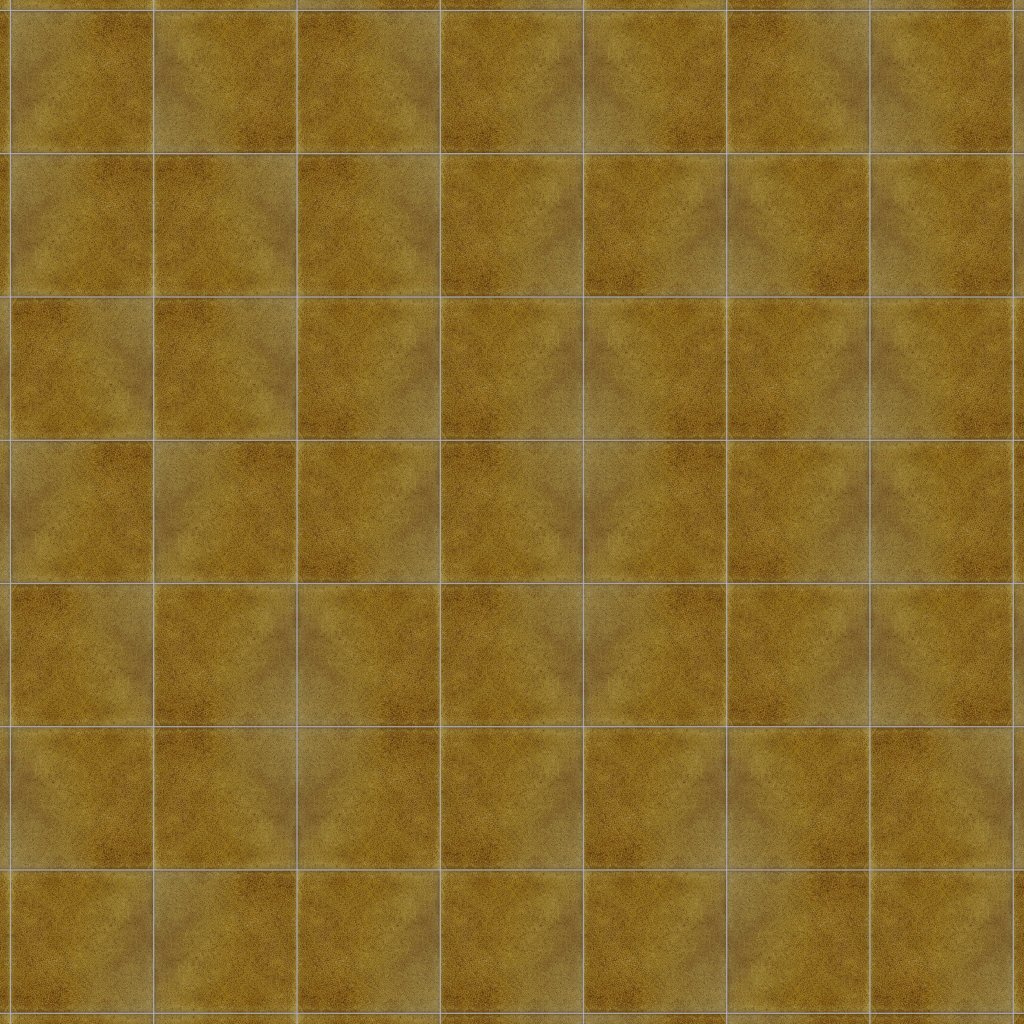 Marble Systems Mustard Crackled Ceramic Tile 8x8 - Mustard