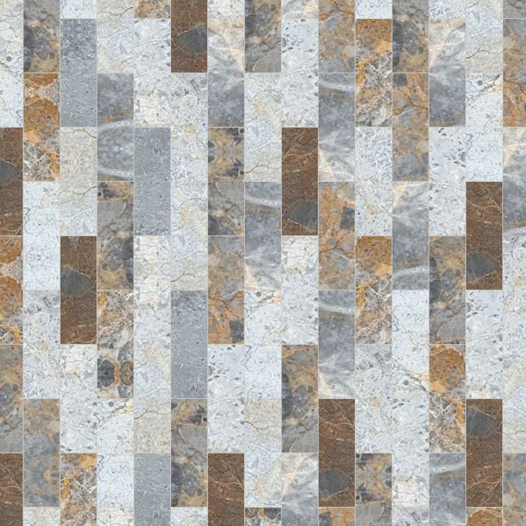 Qualis Ceramica Chelsea Collection Baguette Royal Vein Mosaic