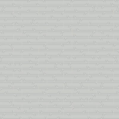 Qualis Ceramica Geometra 3x12 Silver Ivy - 3" x 12"