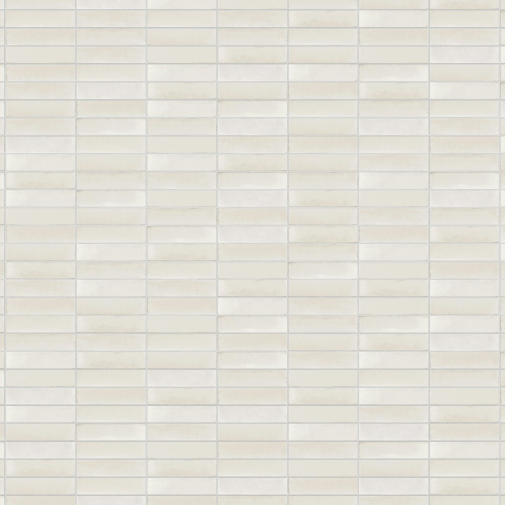 Daltile Scrapbook Album White, Rectangle, 2X8, Matte - Album White