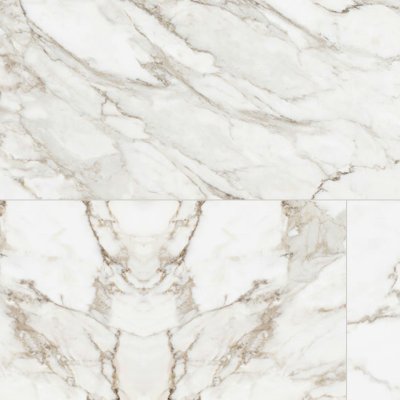 Qualis Ceramica Royal Stoneworks 63X126 Calacatta Royale Honed - 63" x 126"