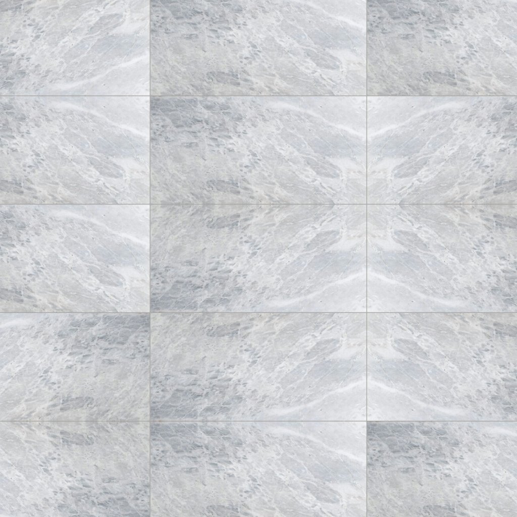 Marble Systems Ice Blue Polished Marble Tile 12x24 - Ice Blue