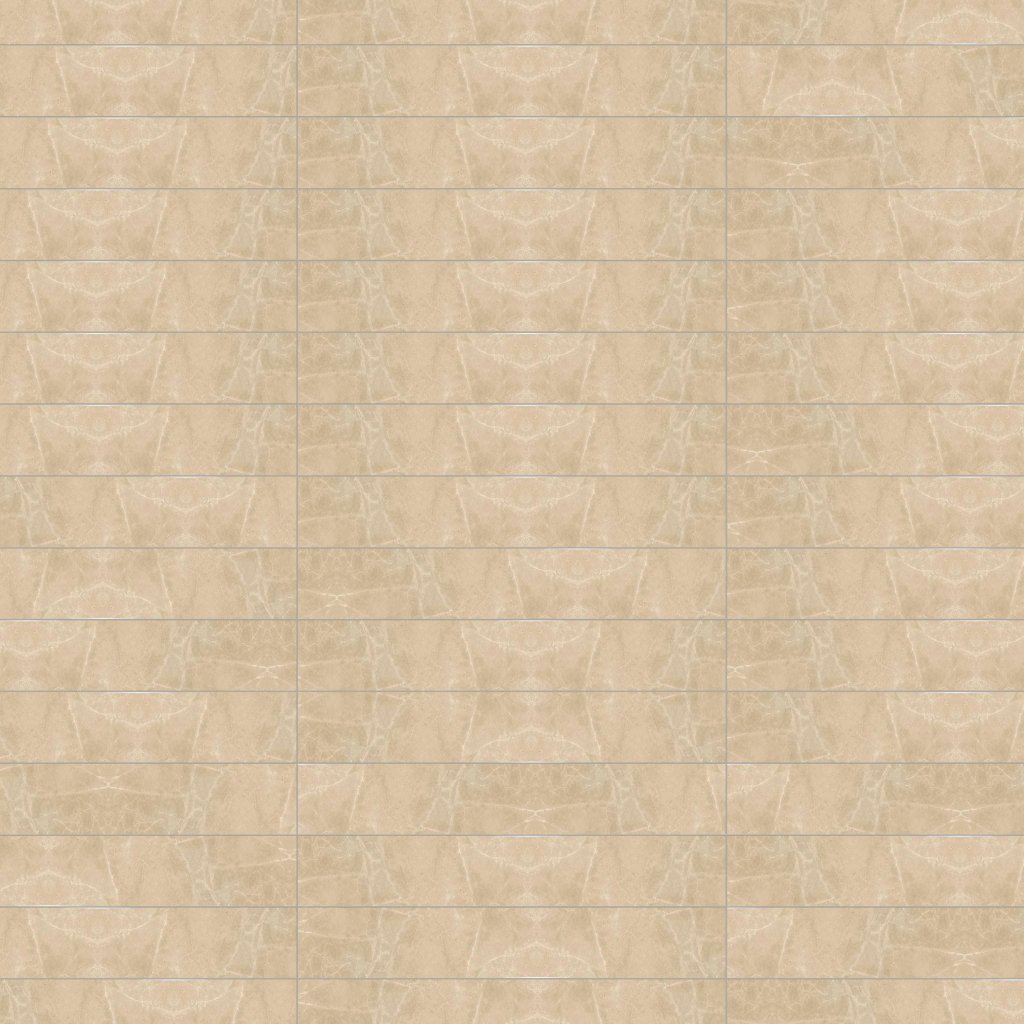 Marble Systems Romance Safari Matte Bullnose Marble Look Porcelain Moldings 4x24 - Romance Safari