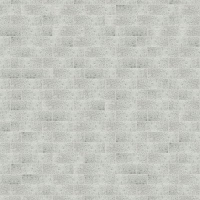 Qualis Ceramica Obsidian 3x9 Silver Beveled - Alternating 1/3