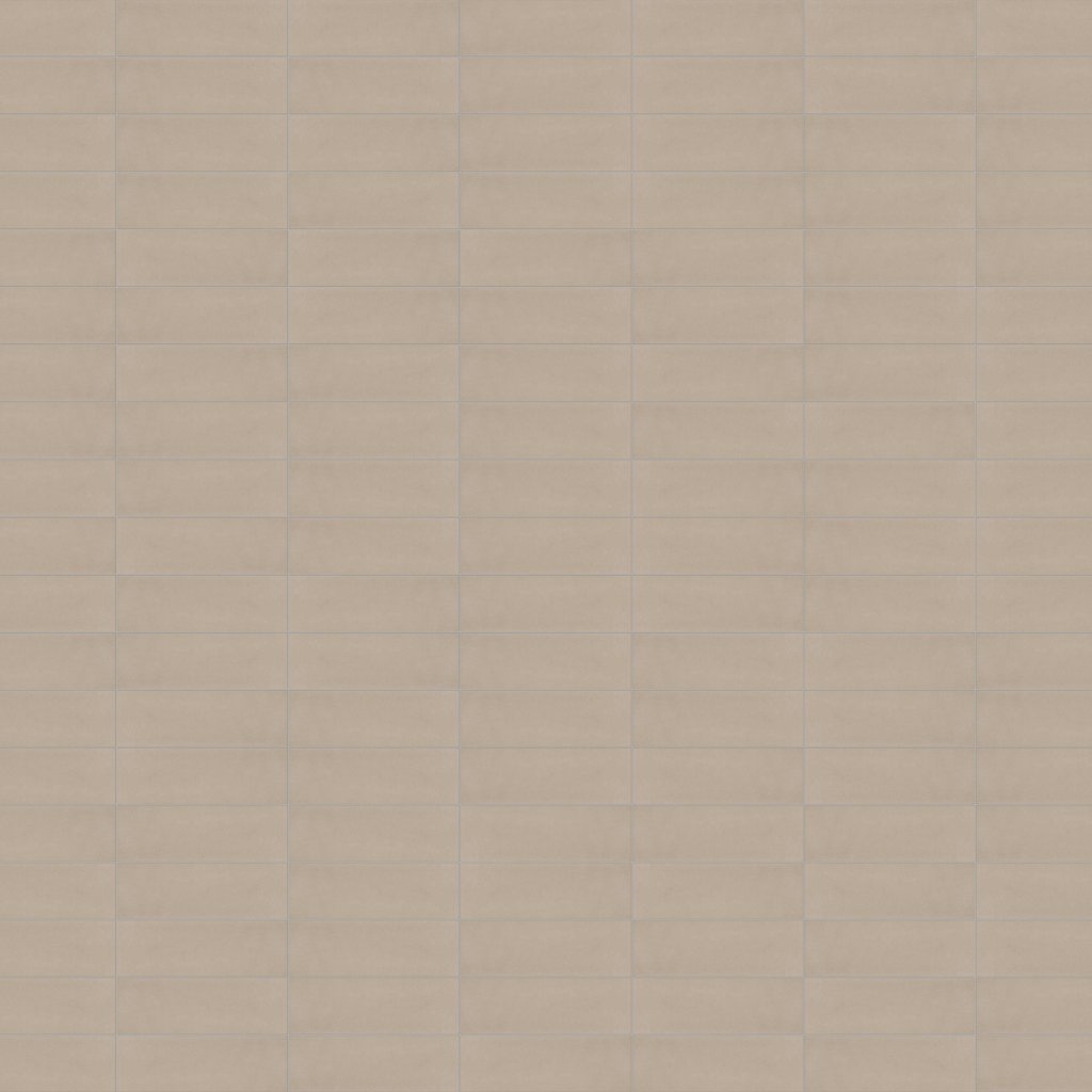Marble Systems Latte Glossy Subway Ceramic Tile 3x9 - Latte