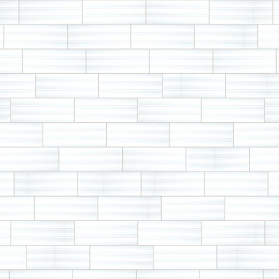 Qualis Ceramica Sausalito 5X13 White Matt 01 - Random Length