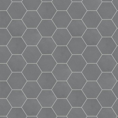 Qualis Ceramica Tapestri 8.5 Silk Hexagon - 8.5" x 10"
