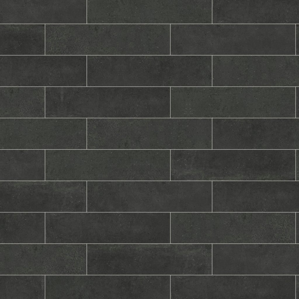 Qualis Ceramica Ashland 6X24F Black