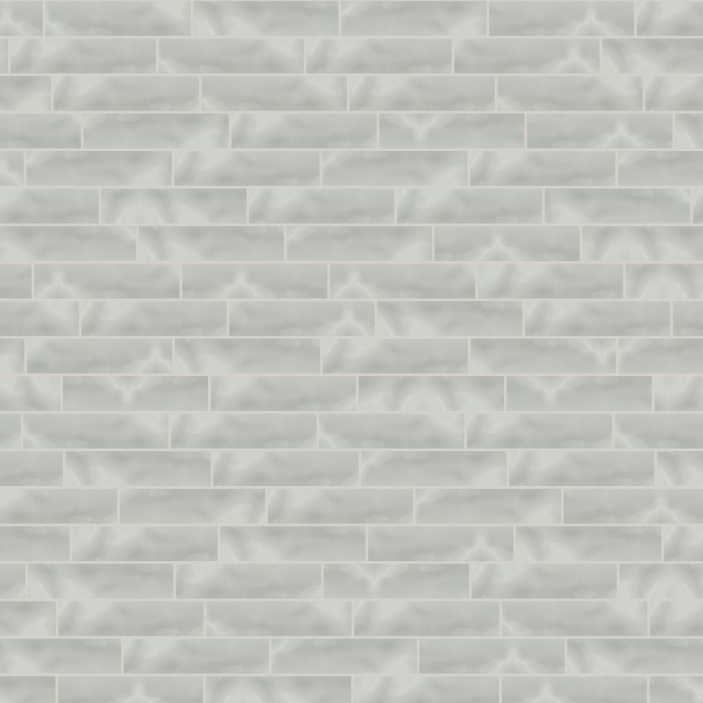 Qualis Ceramica Element Mist Artisan Glass 3X12