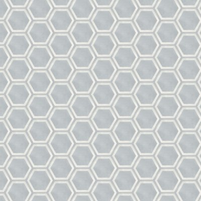 Qualis Ceramica Form 7" Hexagon Frame Tide - 7" x 8"