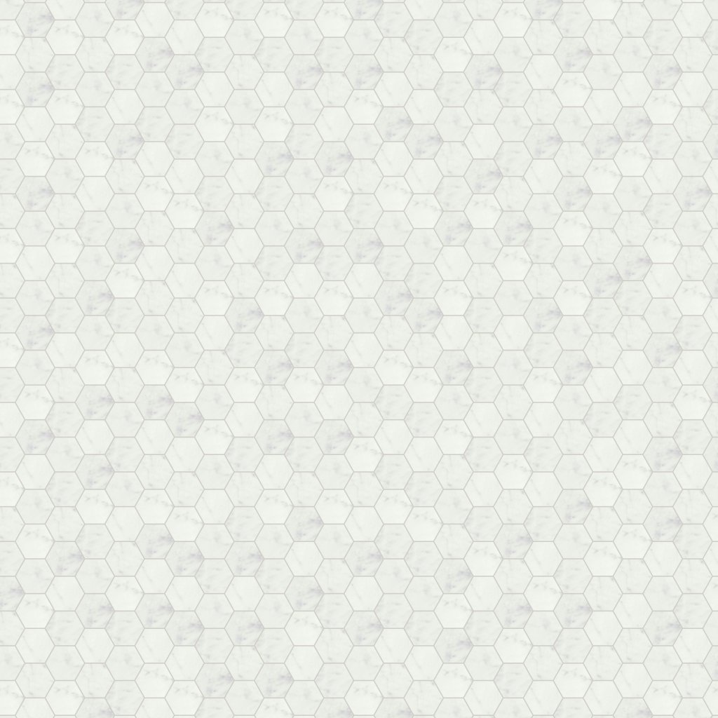 Qualis Ceramica Eterna Bianco 2 Polished Hexagon Mosaic