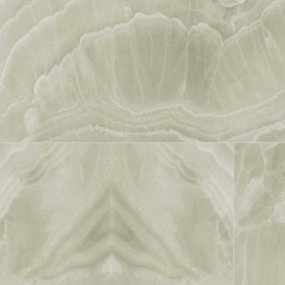 Qualis Ceramica Lustra 48x110 Onyx Sage Polished - Alternating 1/3