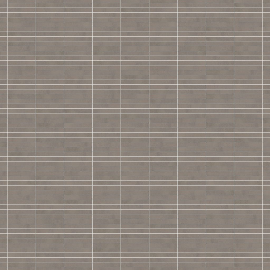 Daltile Synchronic Grey, Straight Joint, 1X6, Matte - Grey