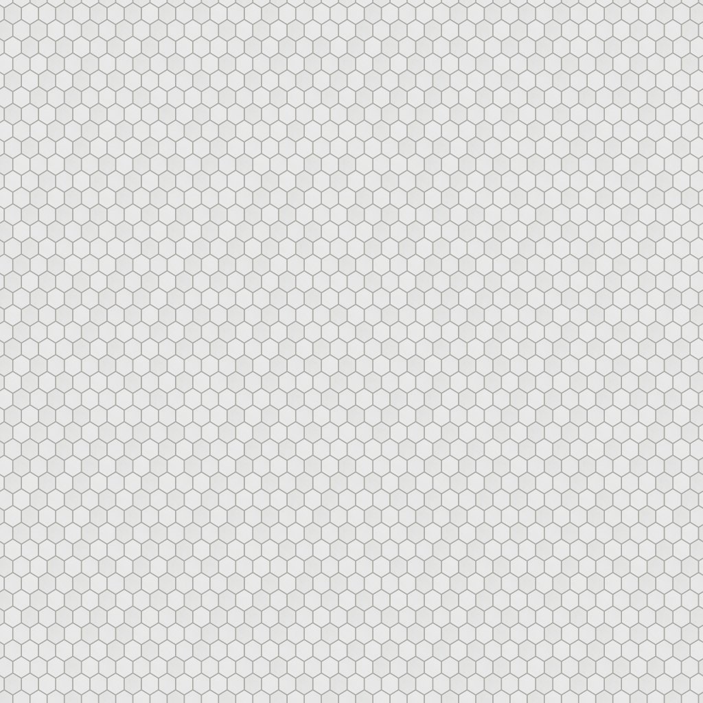 Marble Systems Aspen White Honed Hexagon 2 Marble Mosaic 10 3/8x12 - Aspen White