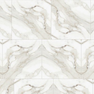 Qualis Ceramica Royal Stoneworks 24X24 Calacatta Royale Polished - Random Length