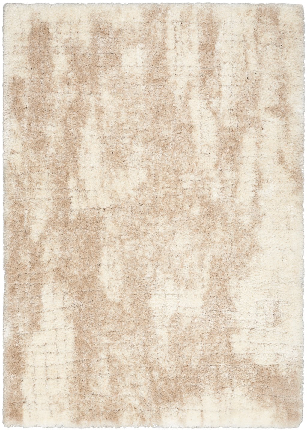 Nourison Home Nourison Dreamy Shag DRS01 5'3" x 7'3" Ivory Beige Modern Indoor Rug