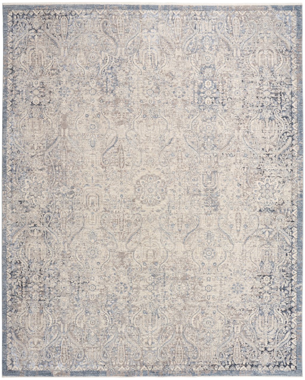 Nourison Home Nourison Sultana SLL03 7'10" x 10'2" Grey Blue Vintage Indoor Rug
