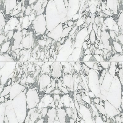 Qualis Ceramica Royal Stoneworks 36X36 Italian Arabescato Honed - Alternating 1/3