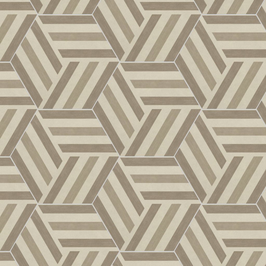Daltile Bee Hive Run-Up Warm Blend, Runup, 24X20, Matte - Run-Up Warm Blend