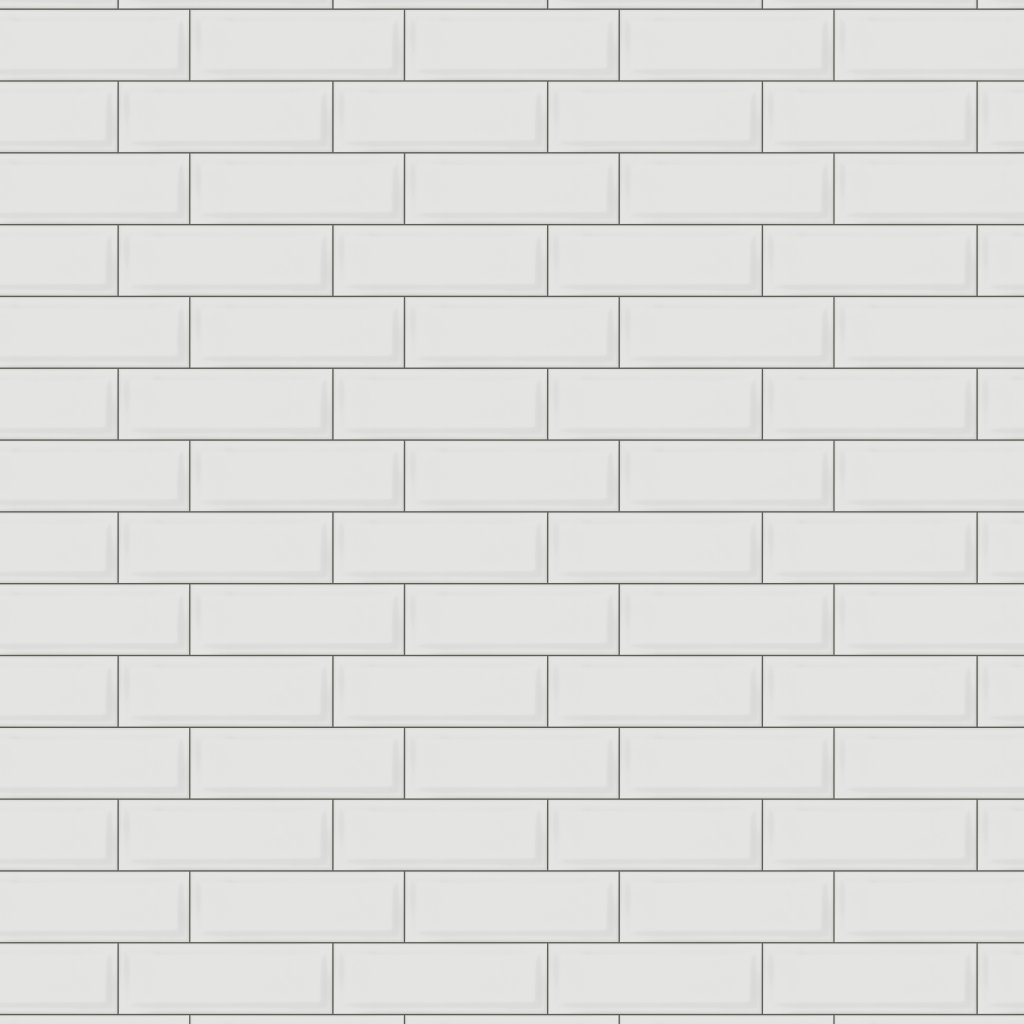 Qualis Ceramica Traditions Vintage Grey 4X12 Beveled Glossy - Light Grey